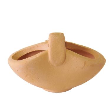 Ciotola Terracotta con Manico cm.8x3x5 | Rossi Rosa