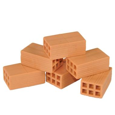 Mattoni Forati Terracotta mm.17x13x30 pz.5 | Rossi Rosa