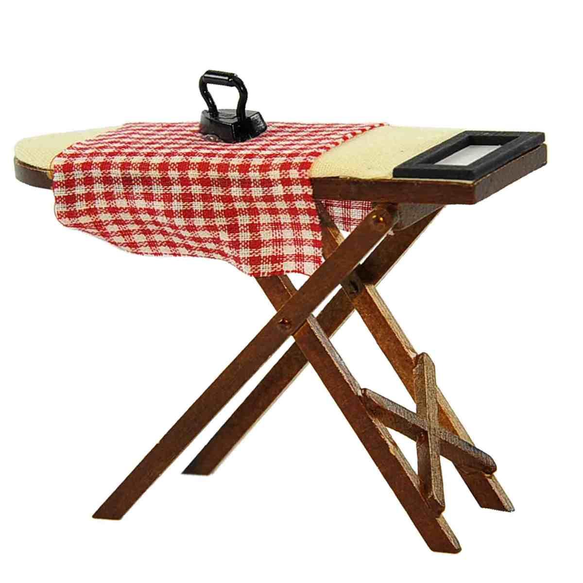 Asse da Stiro Legno con Ferro cm.10x2,5xH7 | Rossi Rosa