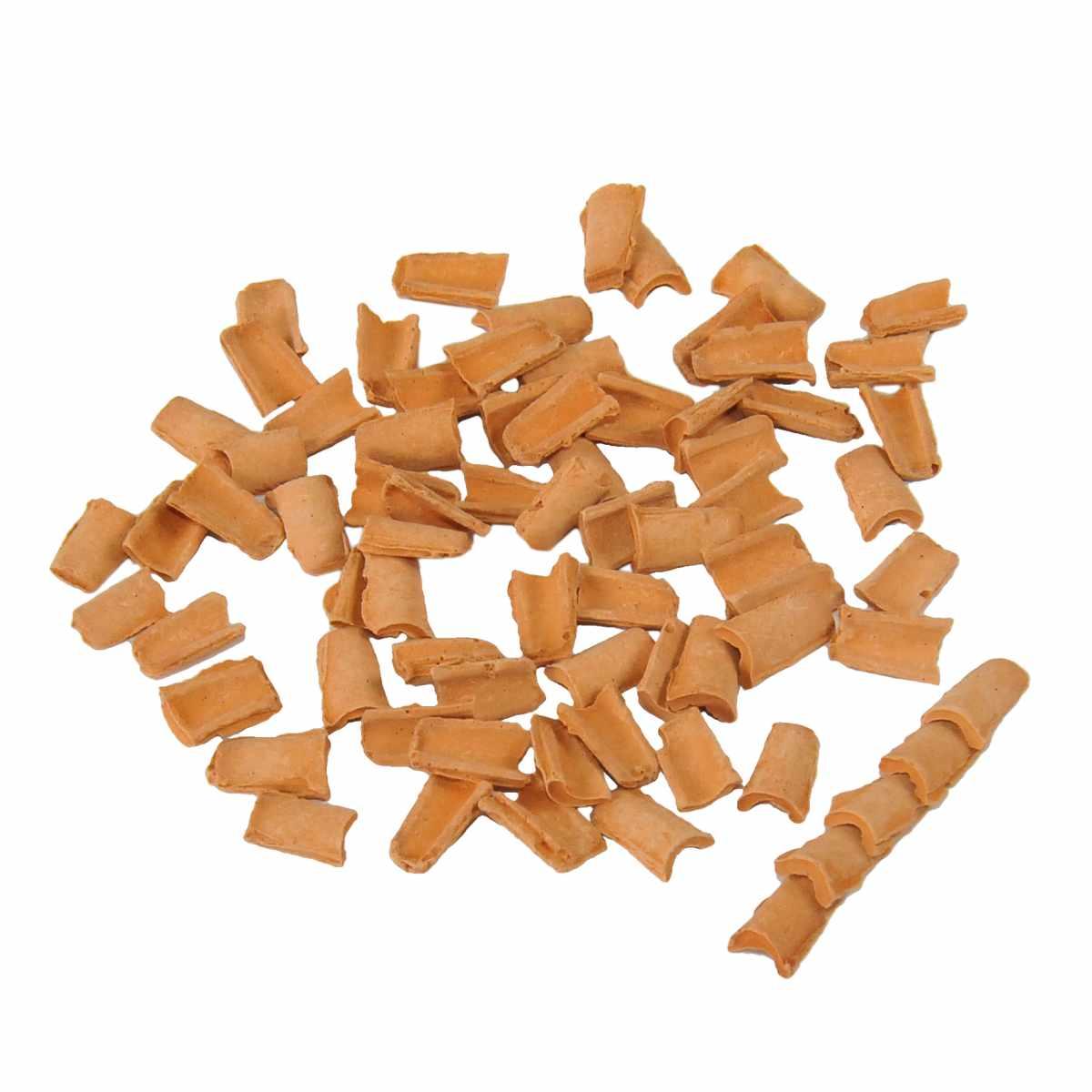 Tegola Terracotta mm.10x2x5 Set pz.60 | Rossi Rosa