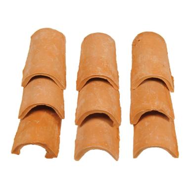 Tegole Terracotta mm.40x20 Set pz.10 | Rossi Rosa