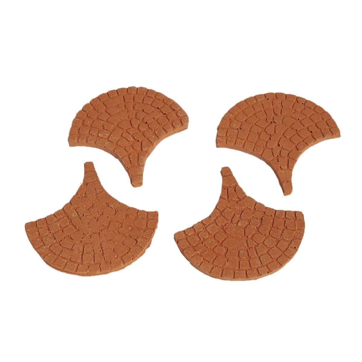 Piastrella Pav Terracotta mm.50 Set pz.4 | Rossi Rosa