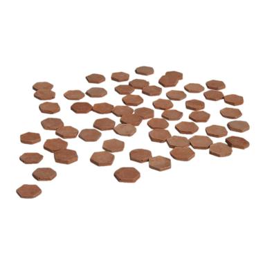 Piastrella Esagonale Terracotta mm.15x1 pz.55 | Rossi Rosa