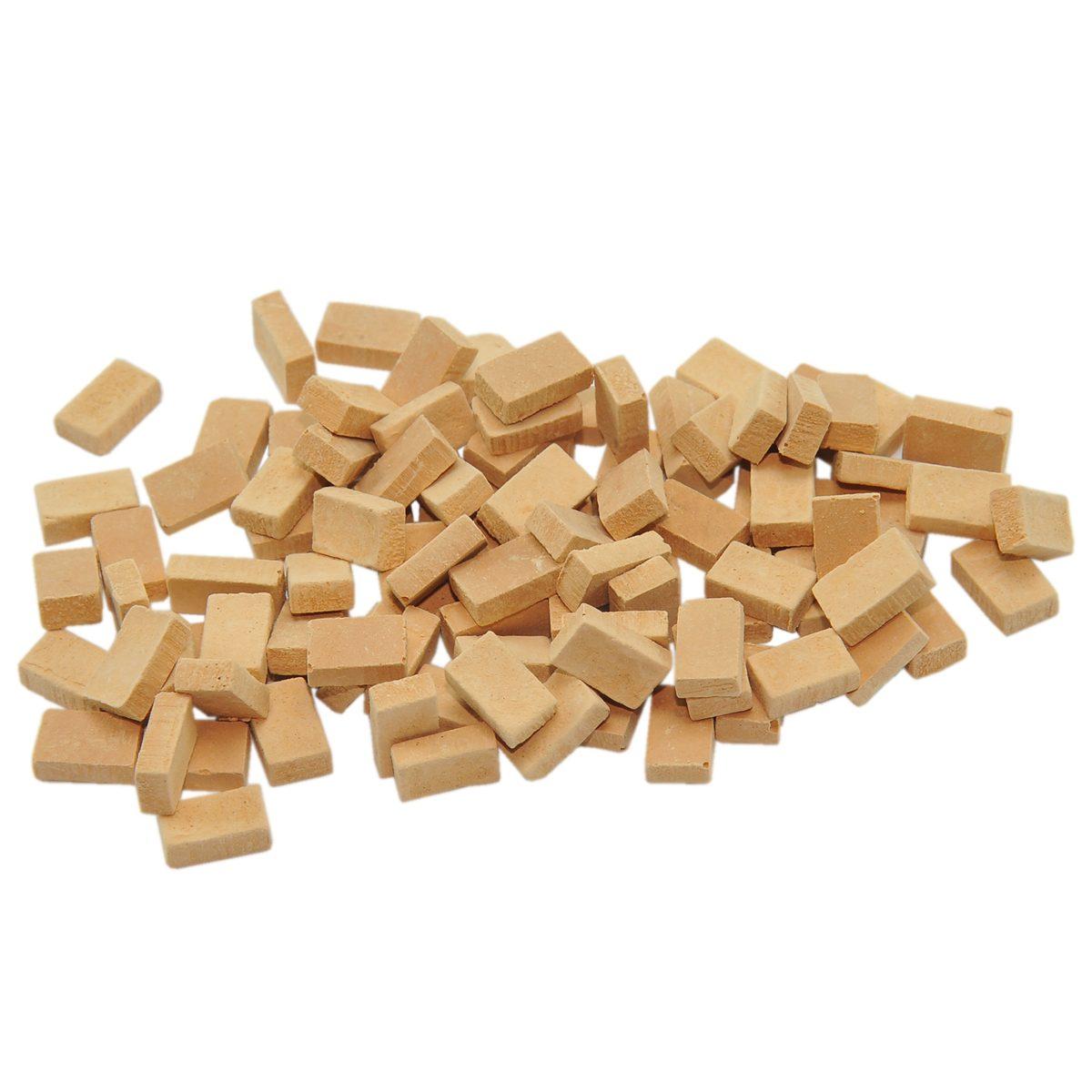 Mattoni Terracotta mm.10x7x3 Set pz.100 | Rossi Rosa