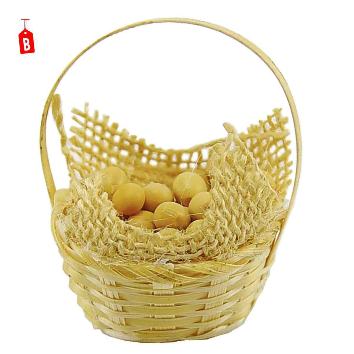 Cesta Alimenti cm.4,5xH6 (Disp. 3 Modelli) | Rossi Rosa