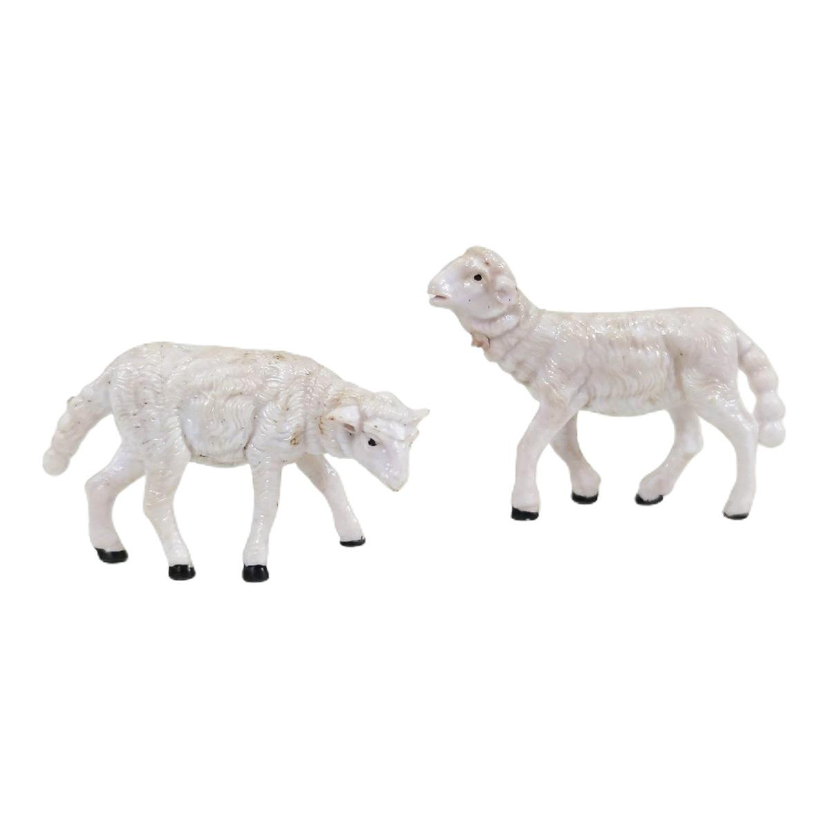 Animali Pecore cm.6 Set pz.2 | Rossi Rosa