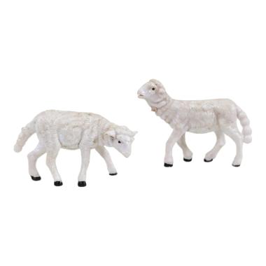 Animali Pecore cm.6 Set pz.2 | Rossi Rosa