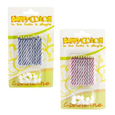 Candelina Magica Rosa Celeste Set pz.10 |M2 Store