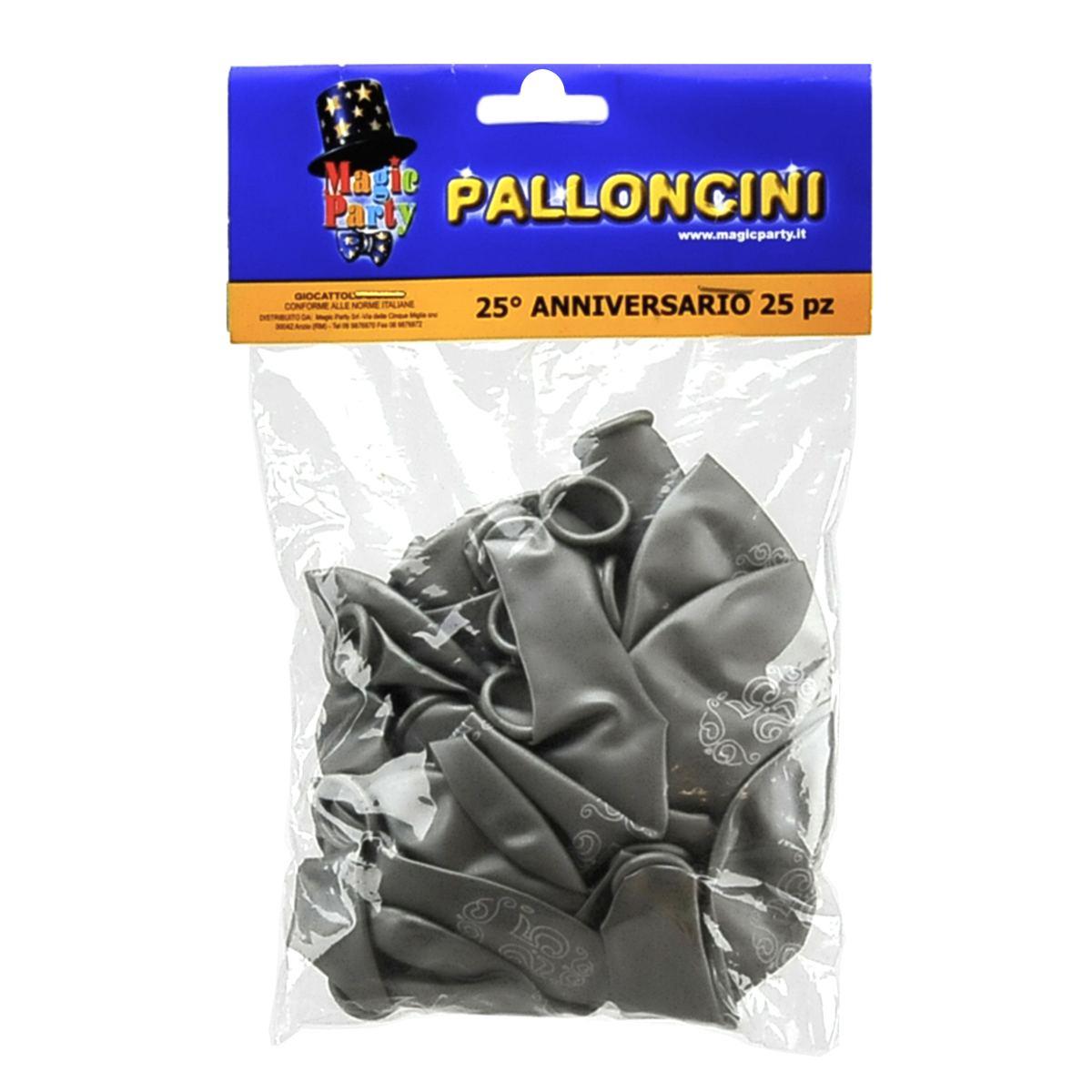 Palloncino 25 Anniv. Metallizzati Set pz.25 |M2 Store