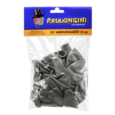 Palloncino 25 Anniv. Metallizzati Set pz.25 |M2 Store