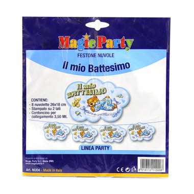 Festone Party Nuv Battesimo Celste mt.3,5 |M2 Store