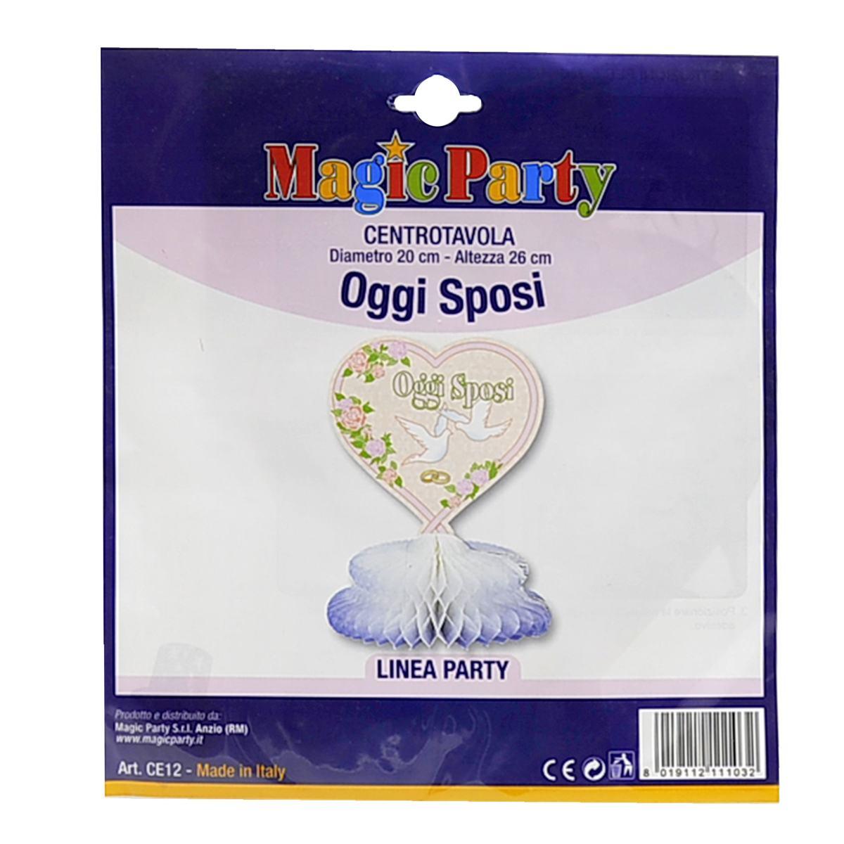 Festone Party Centrotavola Cuore Sposi 20x25 |M2 Store