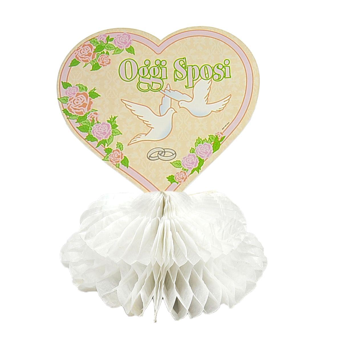 Festone Party Centrotavola Cuore Sposi 20x25 |M2 Store