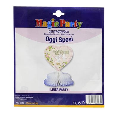 Festone Party Centrotavola Cuore Sposi 20x25 |M2 Store