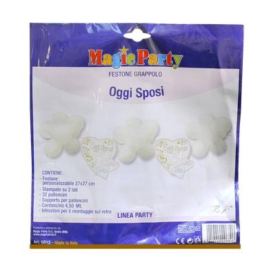 Festone Party Grappolo Viva Gli Sposi mt.4,5 |M2 Store