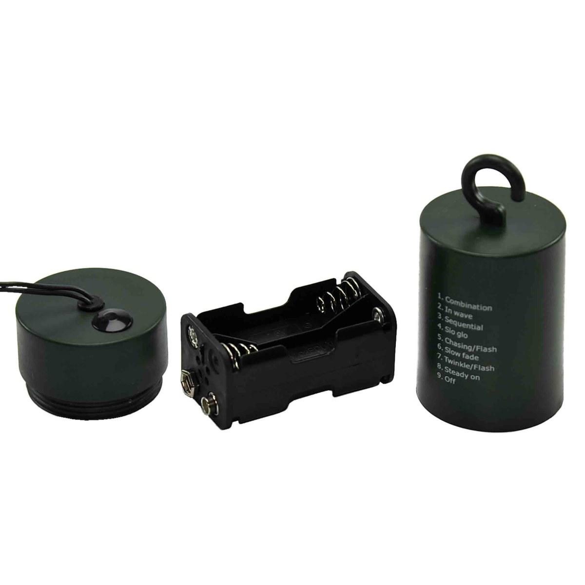 Luci Natale Esterno Batteria LED 180 Bianco Freddo con Timer |Moranduzzo