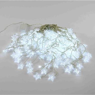 Luci Natale Tenda Esterno LED 180 Stelle Bianco Freddo cm.420xh50 |Moranduzzo
