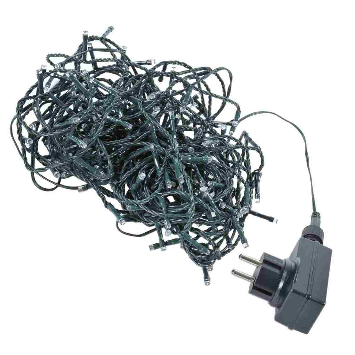 Luci Natale esterno LED 180 Verde con Giochi |Moranduzzo