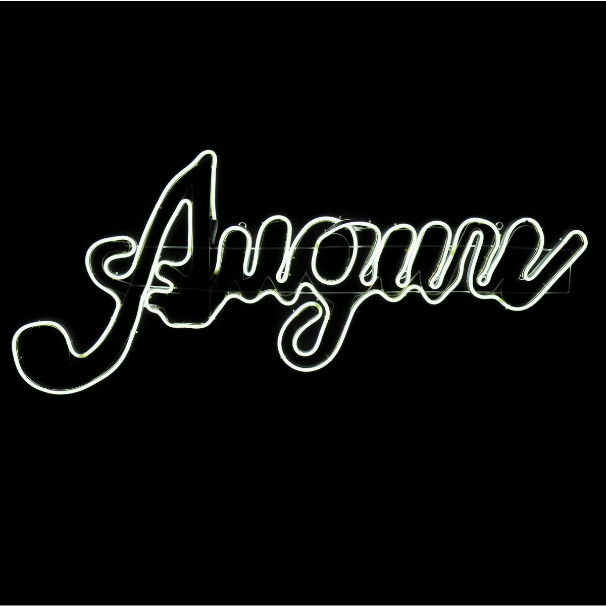 Luci Natale Esterno LED 840 Scritta Auguri Bianco Freddo cm.120x55 |Moranduzzo