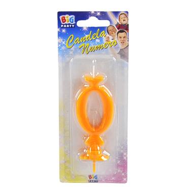Candelina Compleanno N.0 Arancio |M2 Store