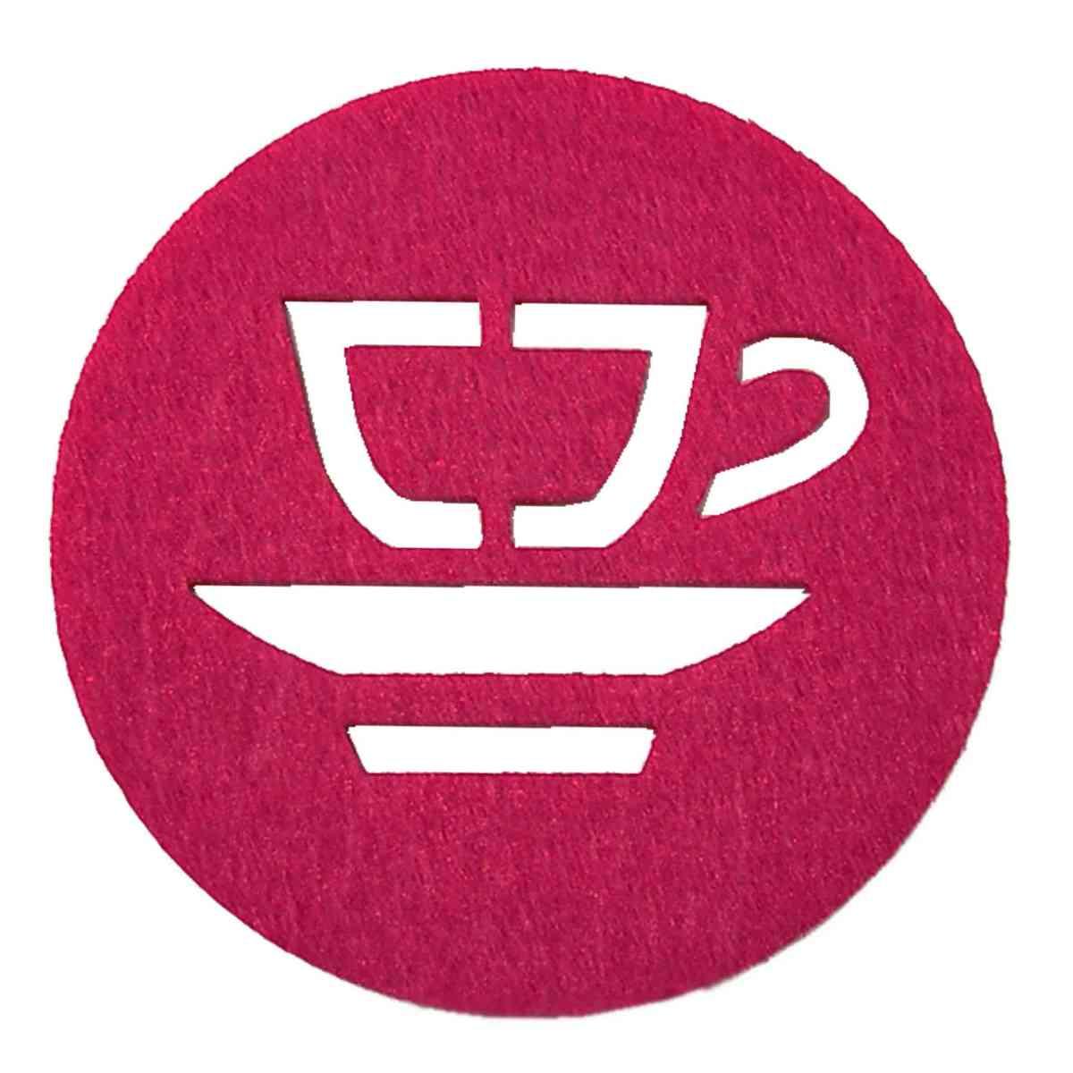 Sottobicchieri Feltro Tripp cm.10 pz.6 2 Mod. | M2 Store