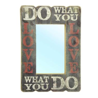 Specchio da Muro MDF cm.40x60 Verde Mod.B | M2 Store