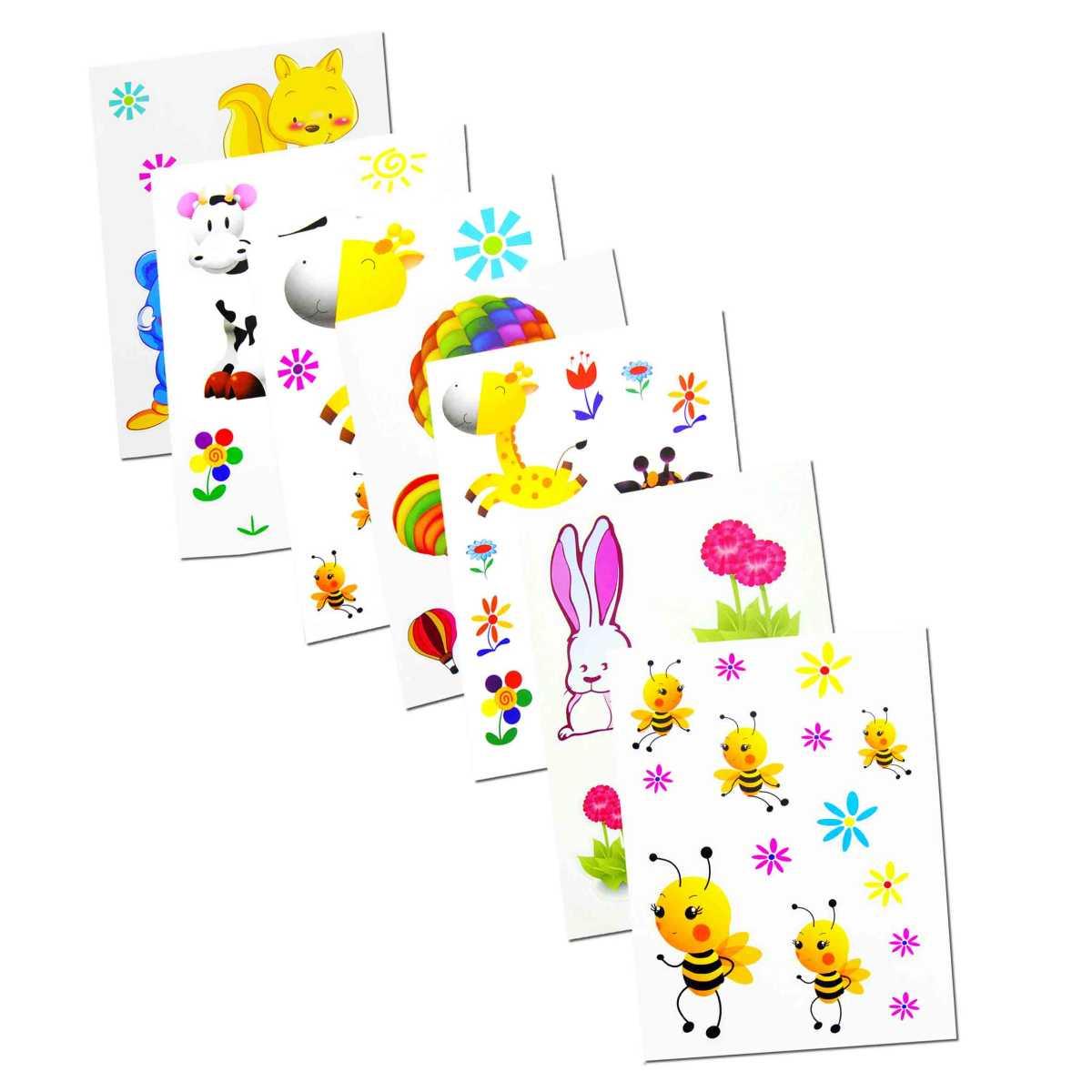 Stickers Adesivi cm.15x20 6 Modelli Assortiti |M2 Store