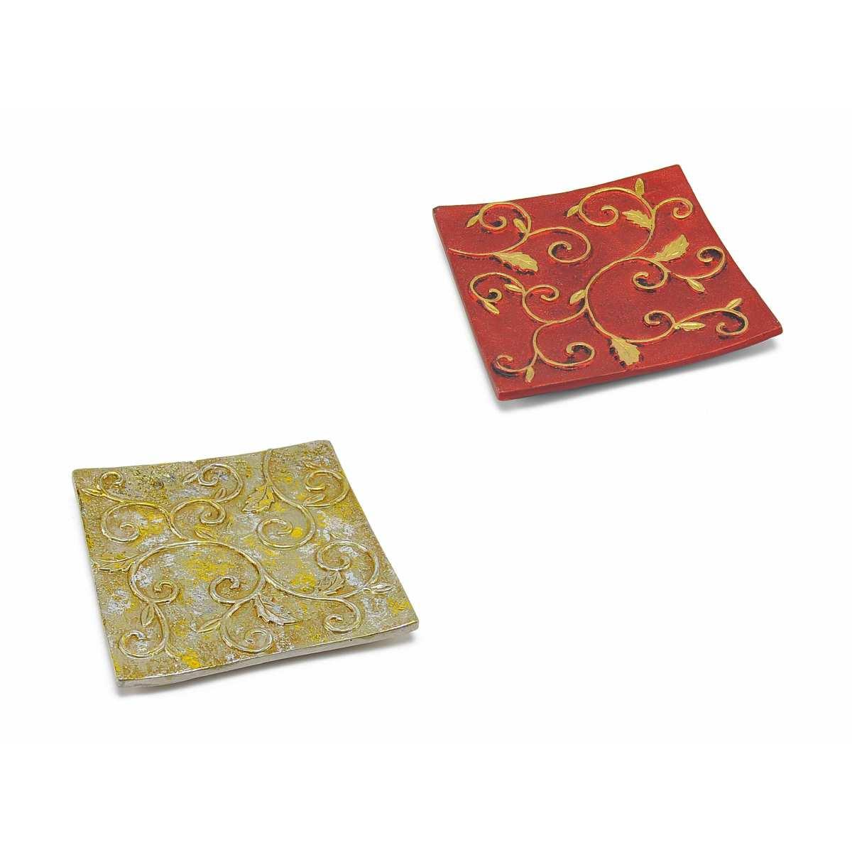 Piattino Tavola Natale Ceramica cm.17x17 |M2 Store