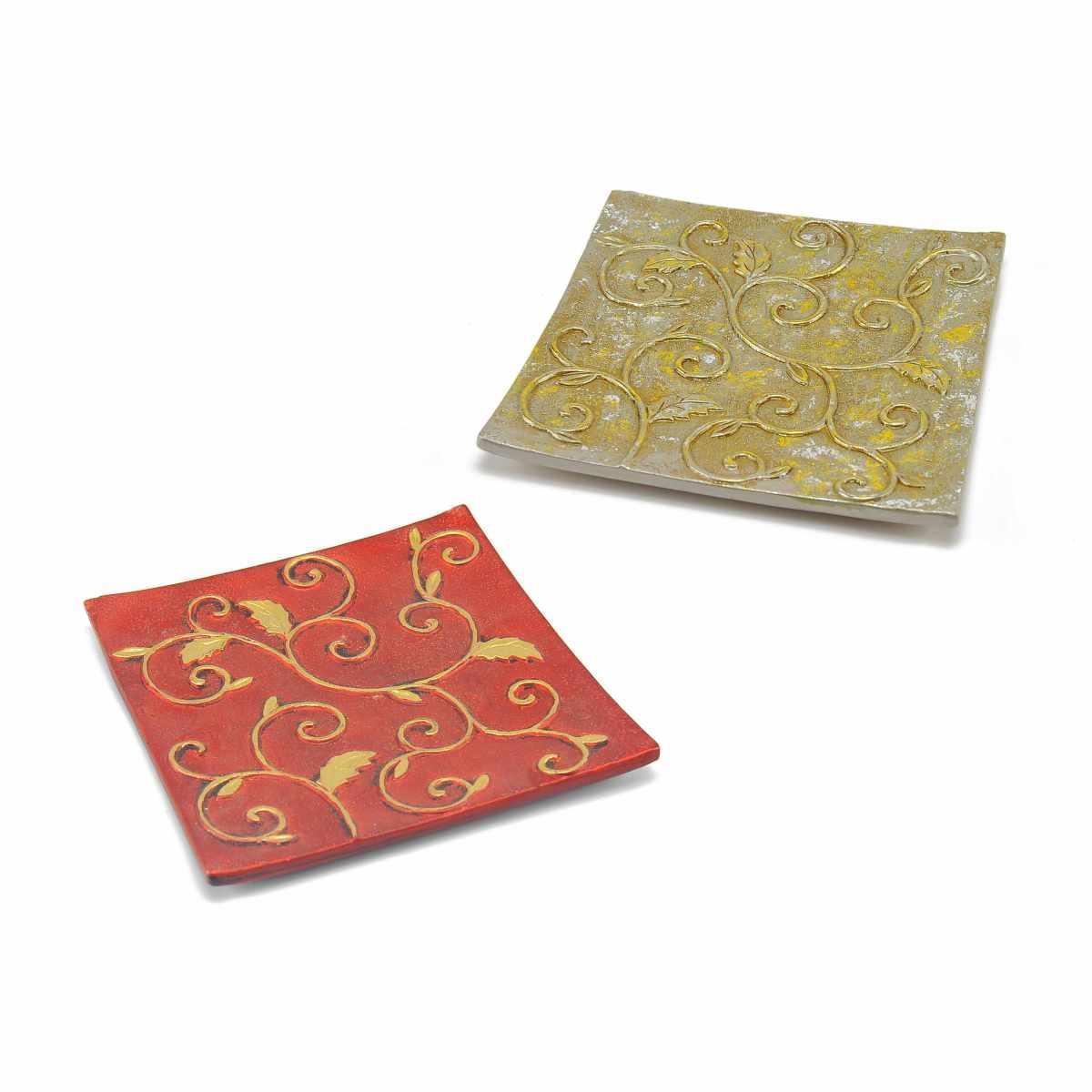 Piattino Tavola Natale Ceramica cm.22x22 |M2 Store