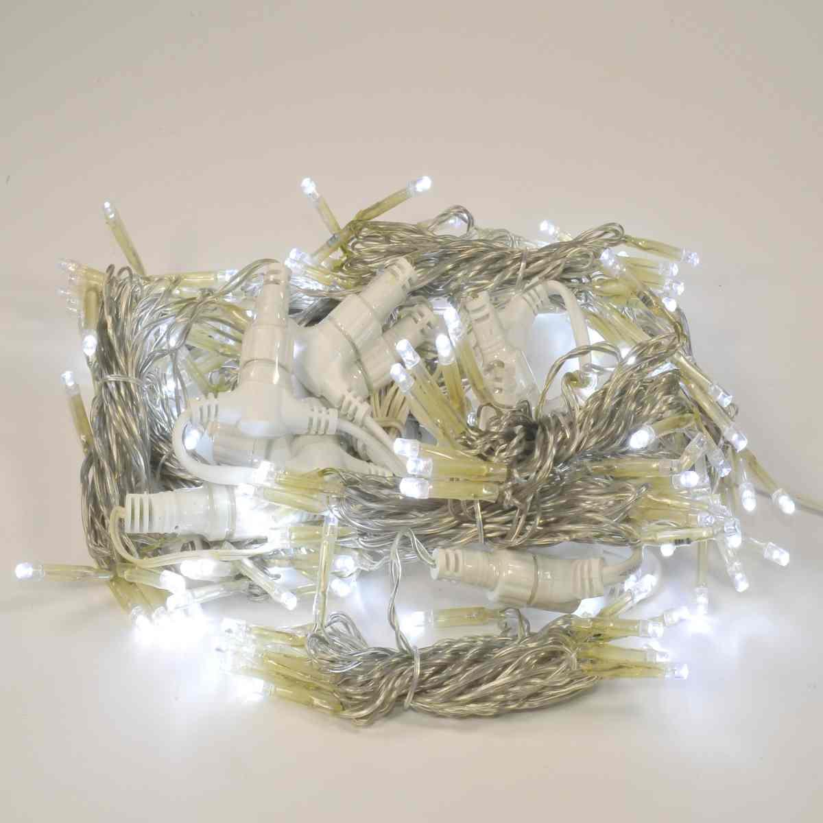 Luci Natale Tenda Esterno LED 180 Bianco F. 100xh200 |M2 Store