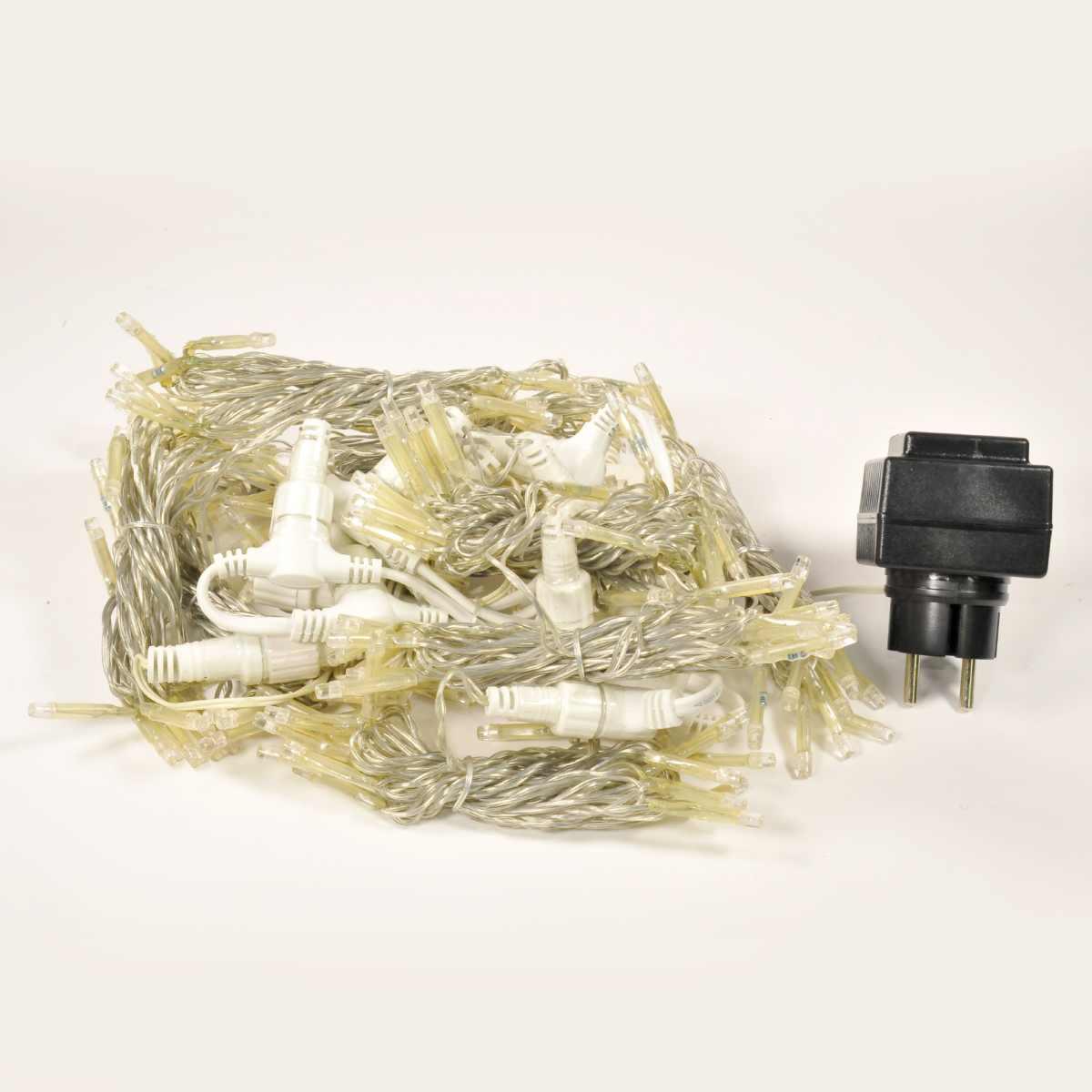 Luci Natale Tenda Esterno LED 180 Bianco F. 100xh200 |M2 Store