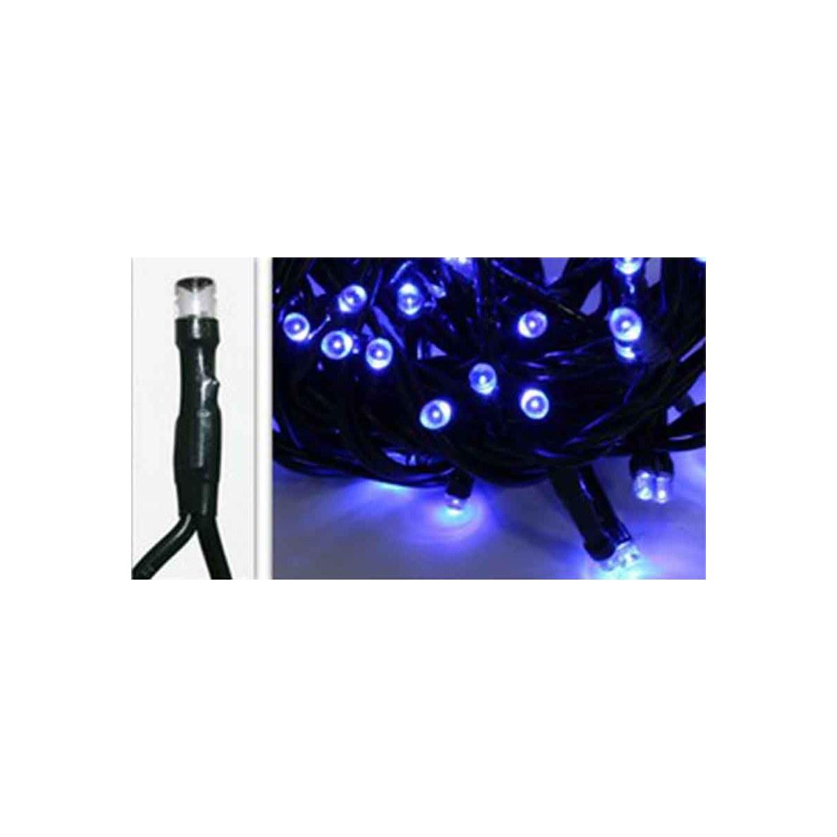 Luci Interno 100 Led Blu 8 Giochi di Luce