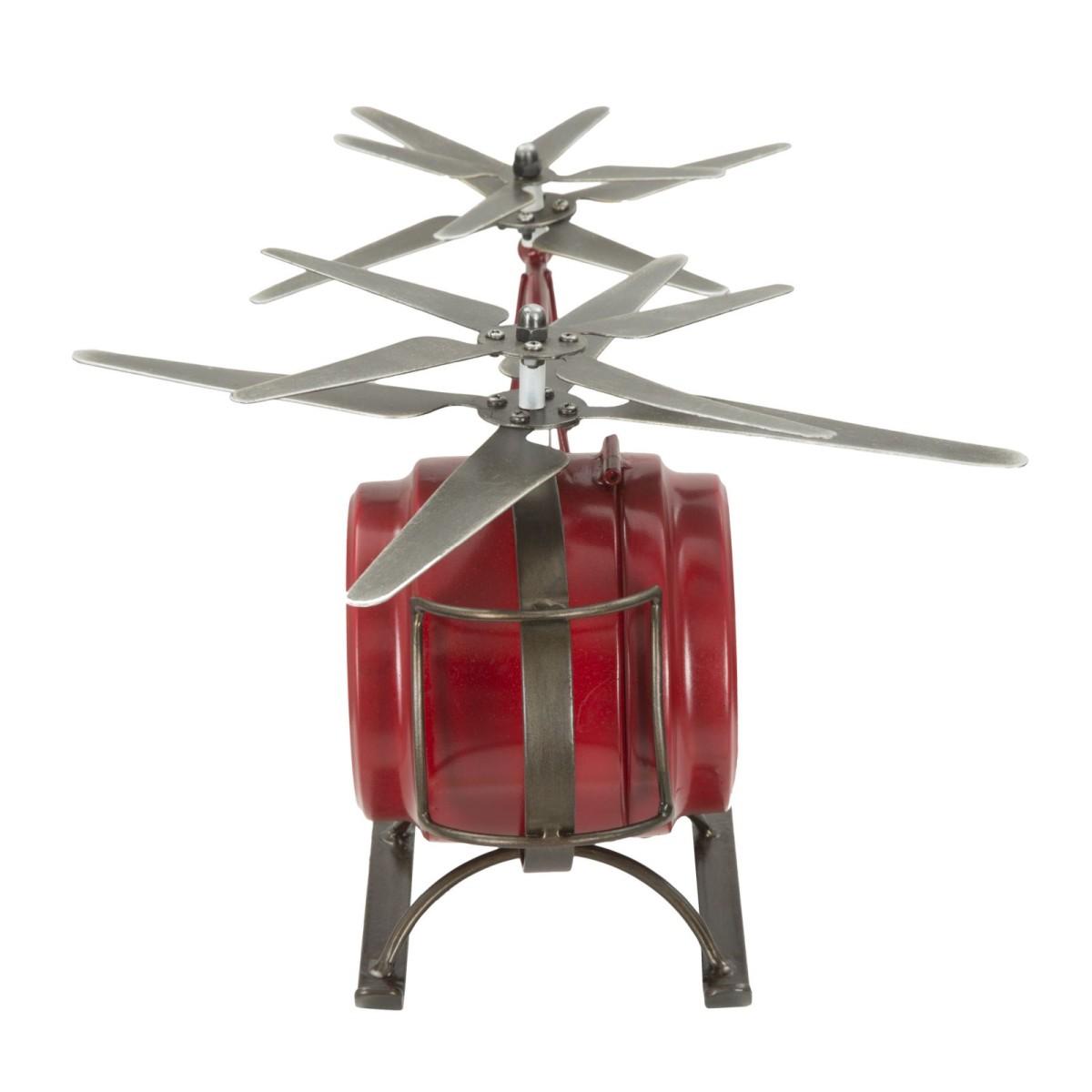 Orologio Da Tavolo Elicottero Metallo 42x23x22 810 |Mauro Ferretti