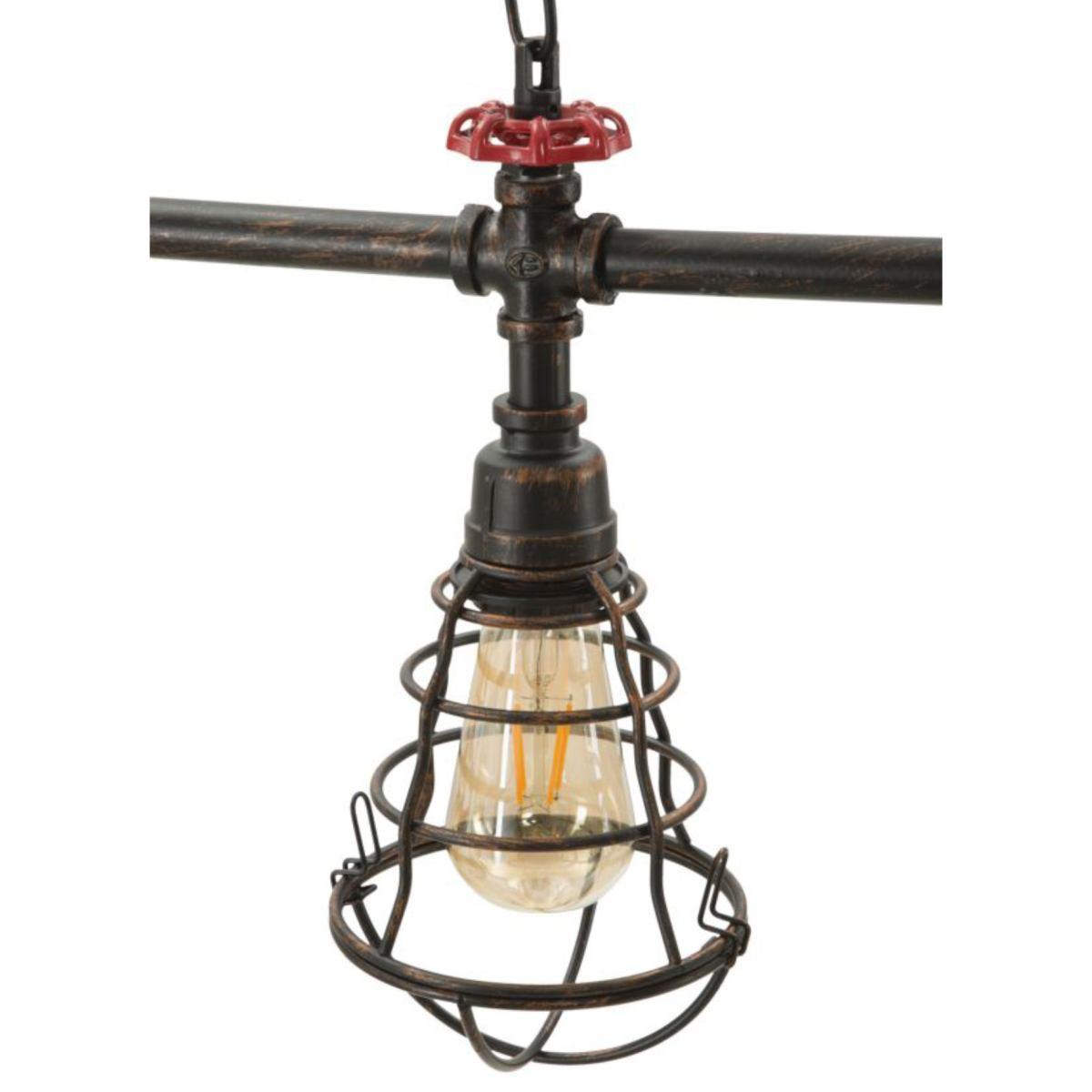 Lampadario Metallo Industry 5 Luci cm.114 |Mauro Ferretti