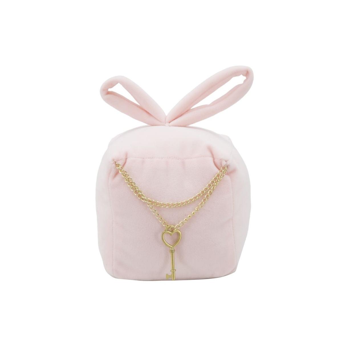 Ferma Porte Square Rosa cm.14,5x14x20 |Mauro Ferretti