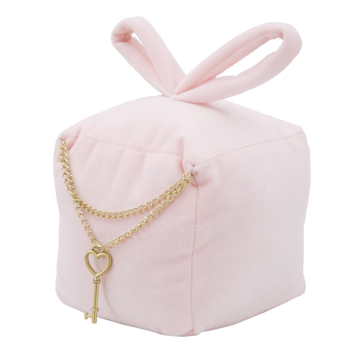 Ferma Porte Square Rosa cm.14,5x14x20 |Mauro Ferretti