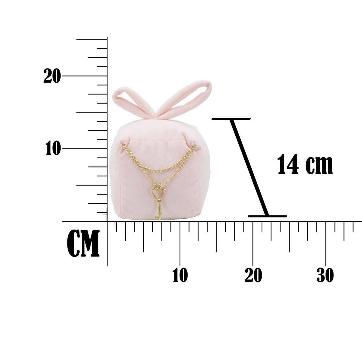 Ferma Porte Square Rosa cm.14,5x14x20 |Mauro Ferretti