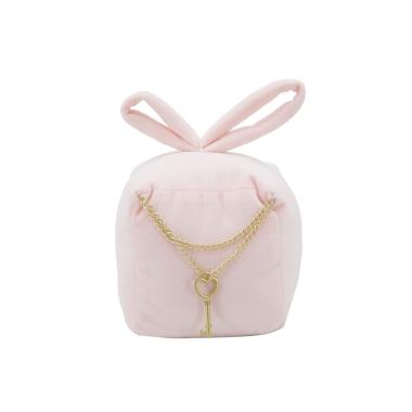 Ferma Porte Square Rosa cm.14,5x14x20 |Mauro Ferretti