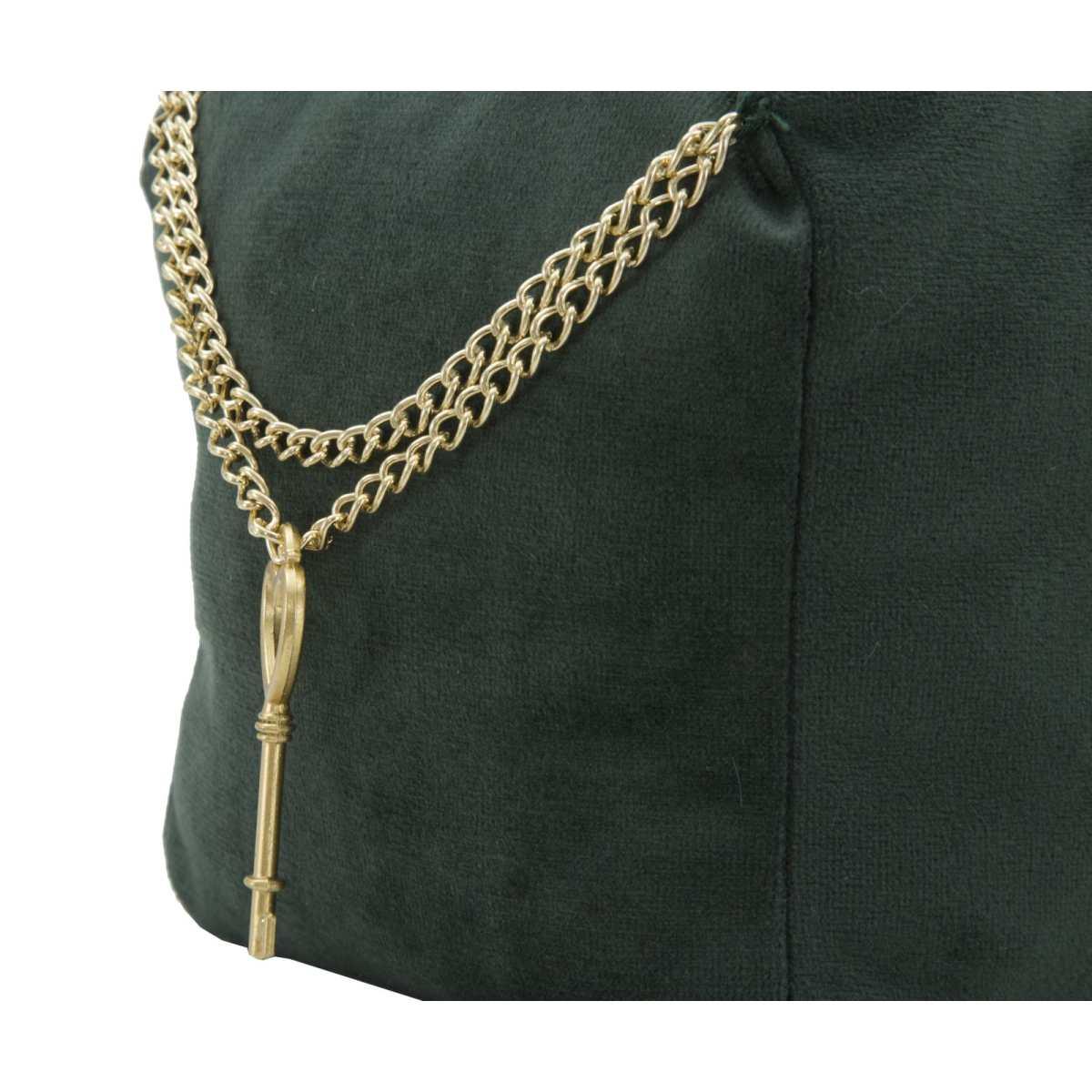 Fermaporta Square Velluto Verde cm.14x,5x14x20 |Mauro Ferretti