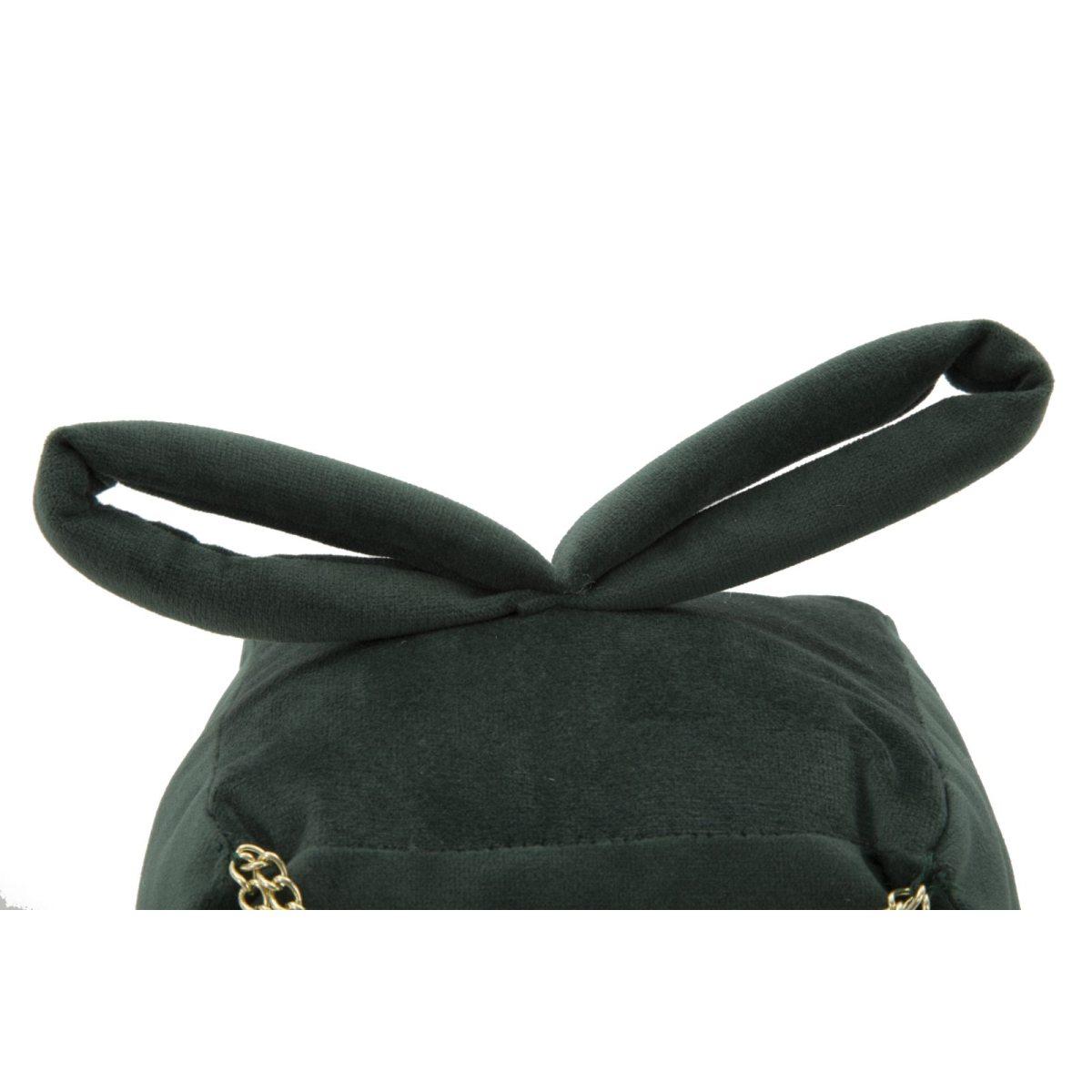 Fermaporta Square Velluto Verde cm.14x,5x14x20 |Mauro Ferretti