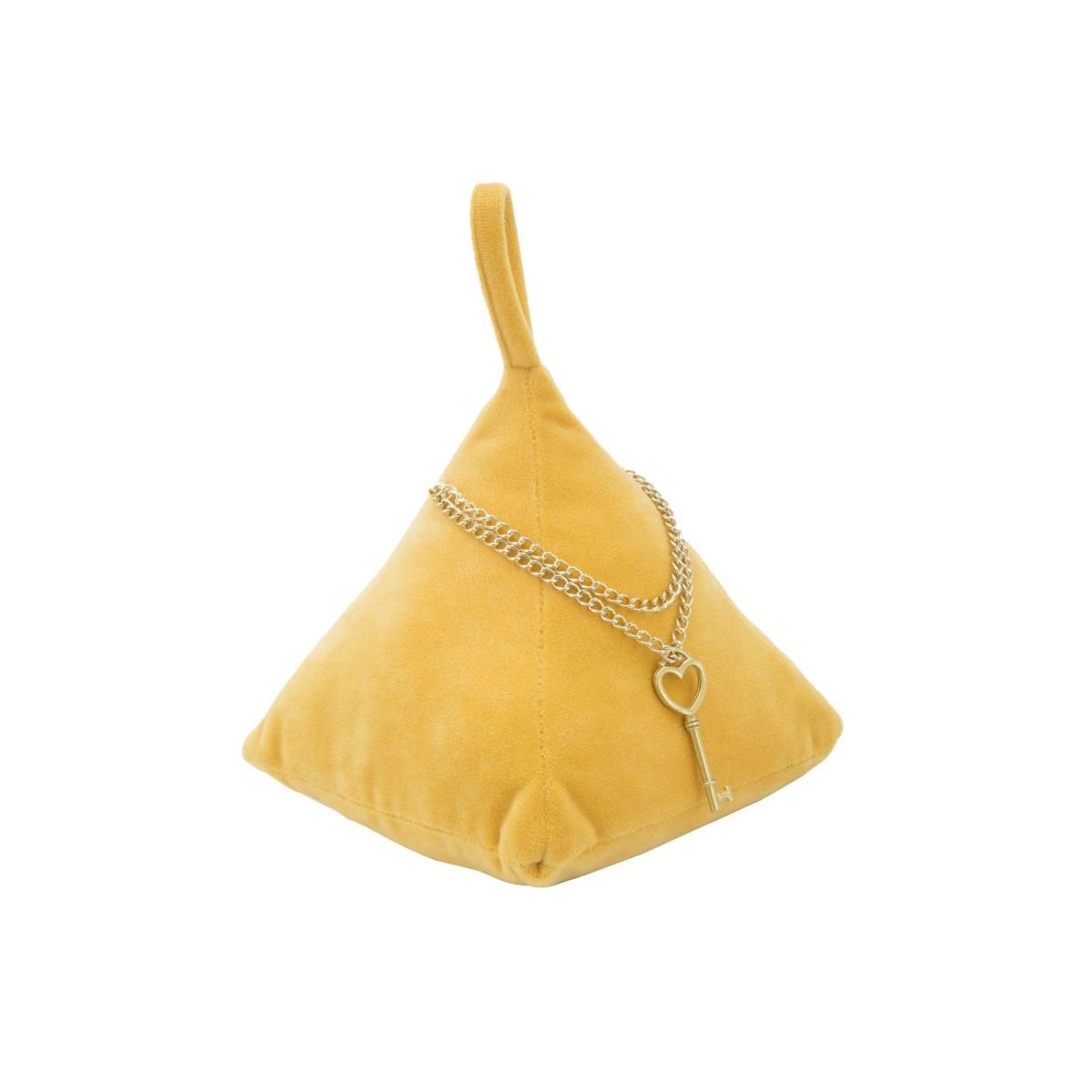 Ferma Porte Triangle Arancione cm.14x14x20 |Mauro Ferretti