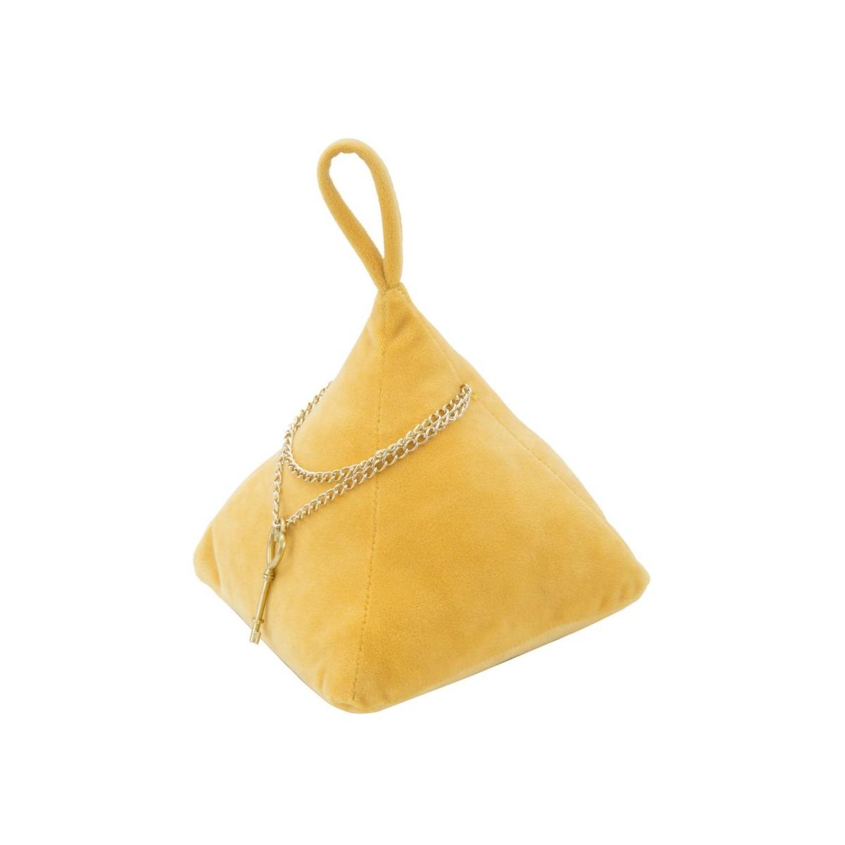 Ferma Porte Triangle Arancione cm.14x14x20 |Mauro Ferretti