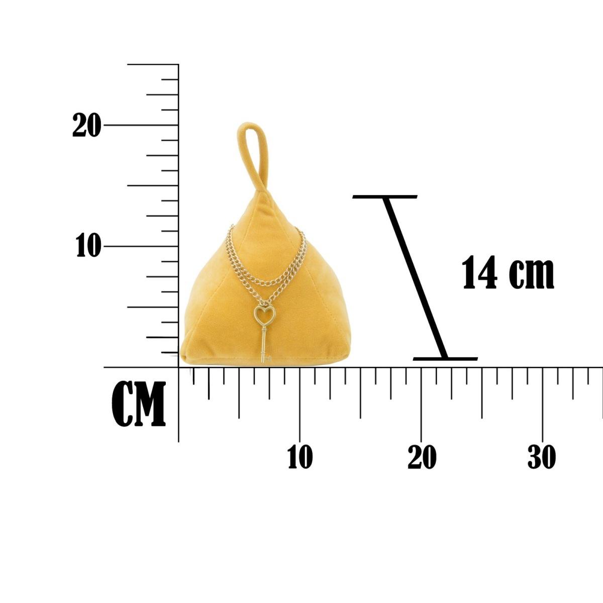 Ferma Porte Triangle Arancione cm.14x14x20 |Mauro Ferretti