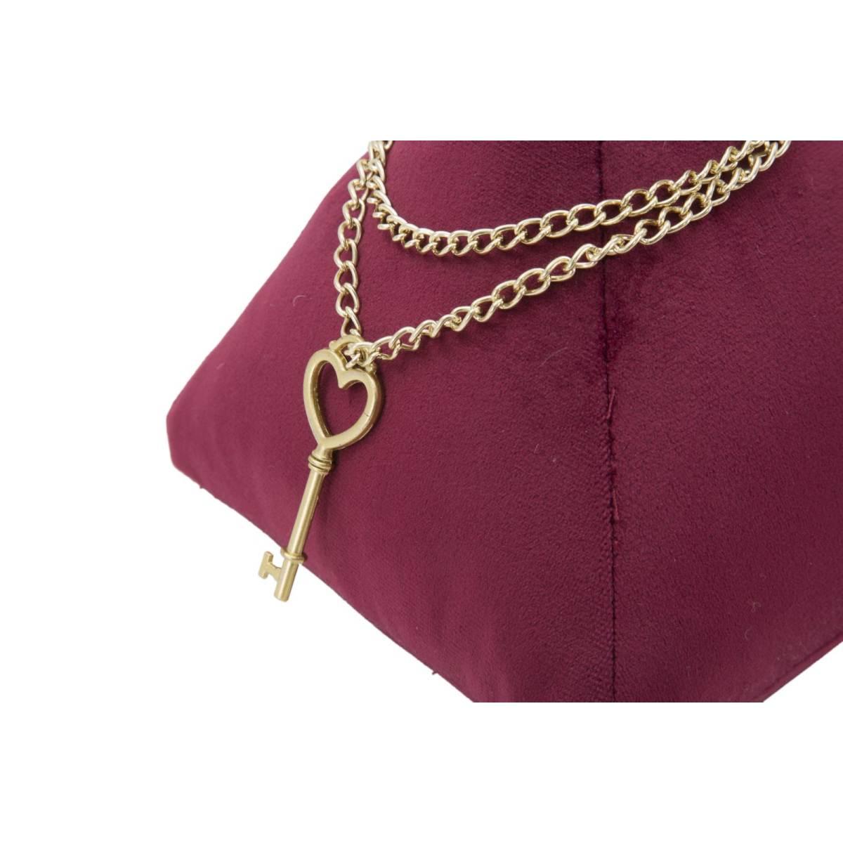 Ferma Porte Triangle Bordeaux cm.14x14x20 |Mauro Ferretti