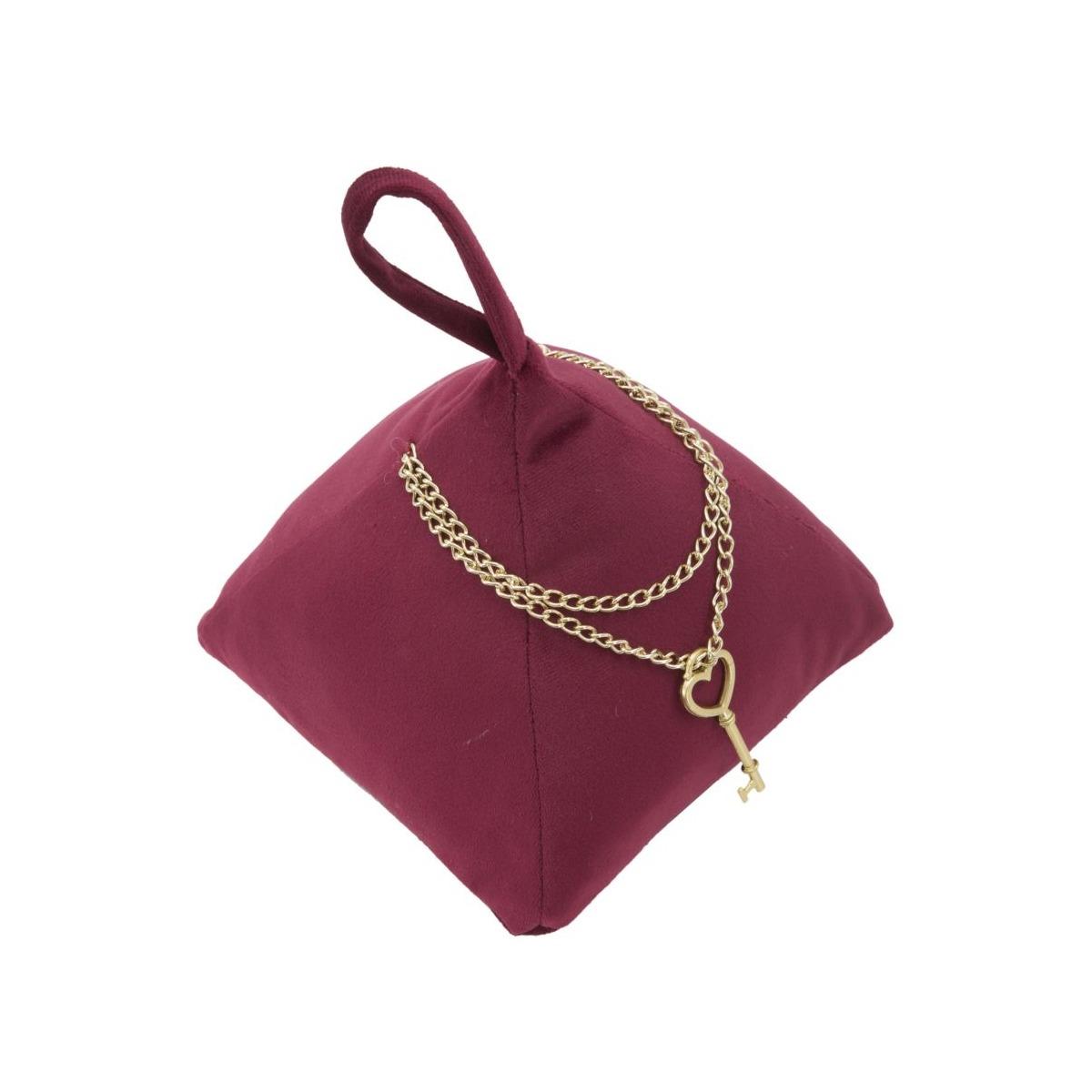 Ferma Porte Triangle Bordeaux cm.14x14x20 |Mauro Ferretti