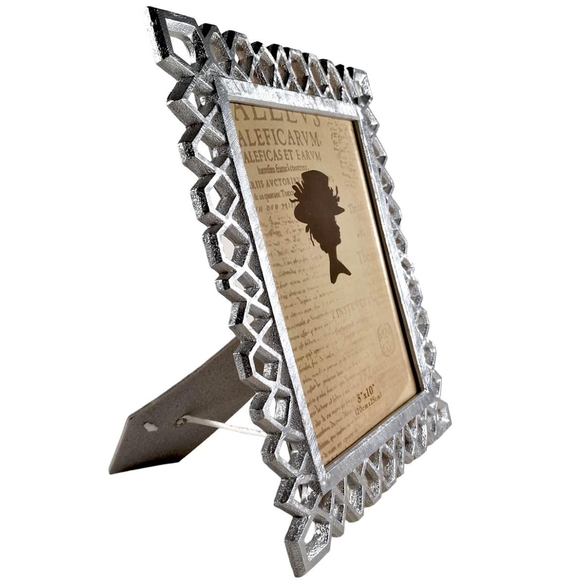 Cornice cm.20x25 Resina Argento |Mauro Ferretti