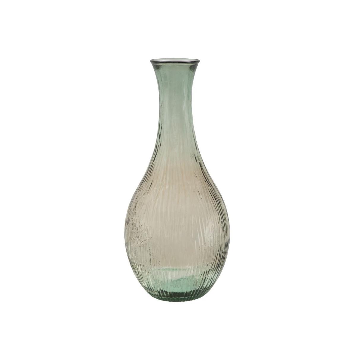 Vaso Vetro Riciclato Slim Lighty cm.Ø34x75 Made In Spain |Mauro Ferretti