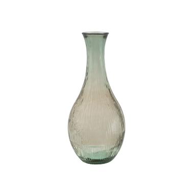 Vaso Vetro Riciclato Slim Lighty cm.Ø34x75 Made In Spain |Mauro Ferretti