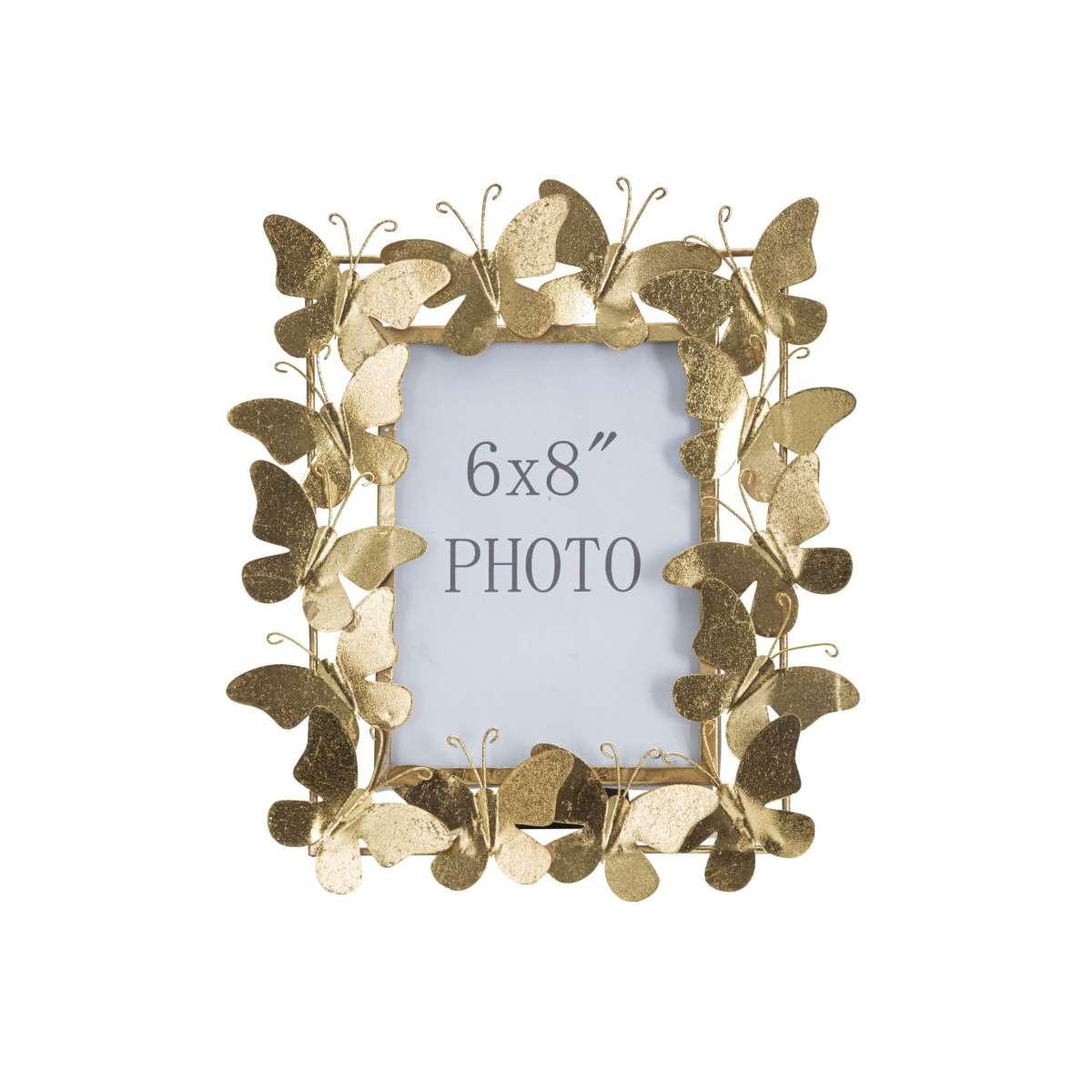 Cornice Butterfly Glam cm.28x11,5x30,5 Misura Interna cm.15x20 |Mauro Ferretti