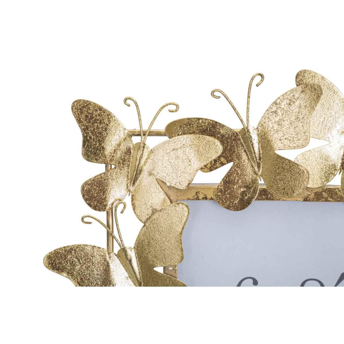 Cornice Butterfly Glam cm.28x11,5x30,5 Misura Interna cm.15x20 |Mauro Ferretti